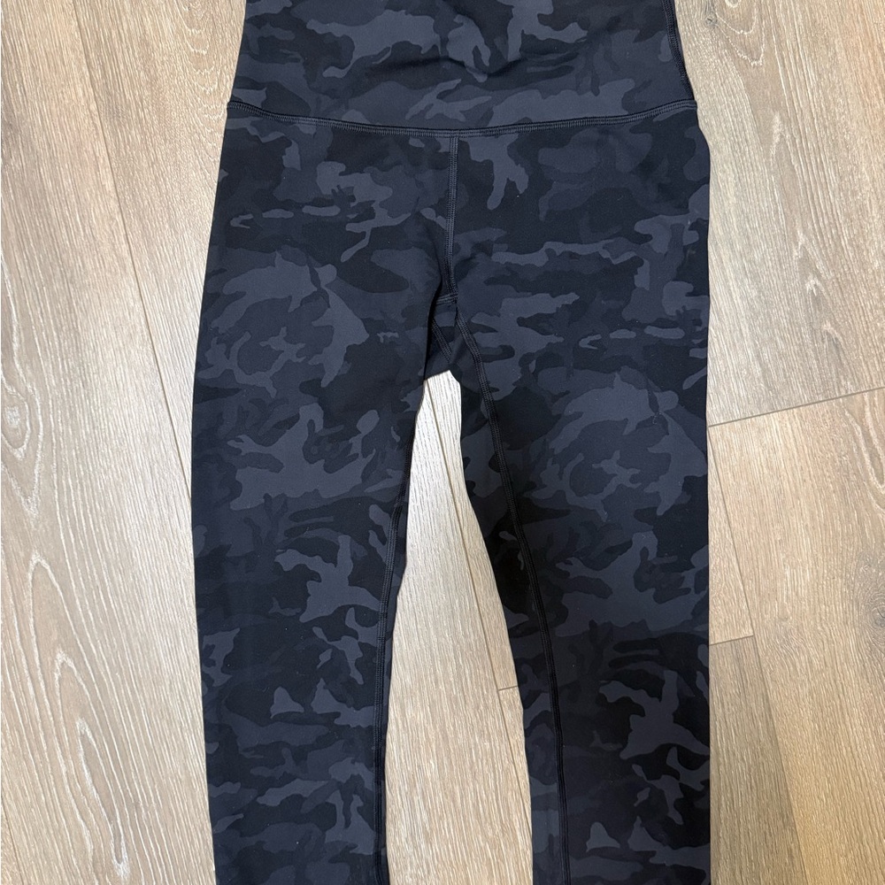 lululemon Align Black Camouflage Leggings